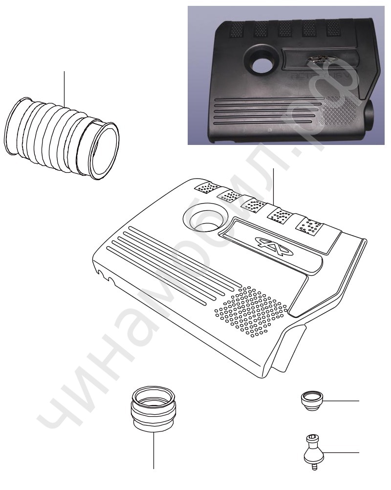 Крышка ДВС Vortex Estina 1.6